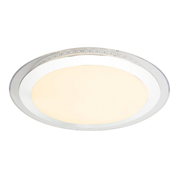 Globo 48395 LED stropné svietidlo Nicole II 1x30W | 140-2400lm | 3000K-6000K | RGB - diaľkový ovládač, menič farieb, stmievateľné, fixácia farieb, nočné osvetlenie, opál, biela