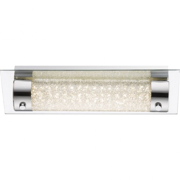 Globo 48503-8 LED nástenné svietidlo Nimrod 1x8W | 670lm | 4000K - chróm, priehľadný krištáľ