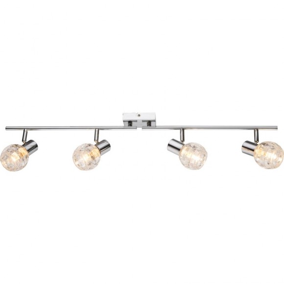 Globo 541007-4 prisadené stropné či nástenné bodové svietidlo Keith I 4x40W | E14 - chróm