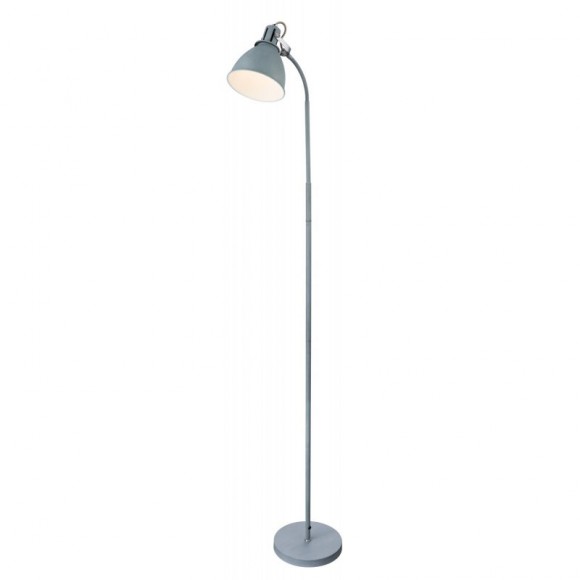 Globo 54646S stojacie svietidlo Jonas 1x40W | E14 - ohybné rameno, sivá