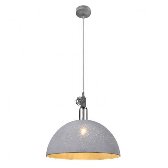 Globo 54653H závesné stropné svietidlo Fabian 1x60W | E27 - šedá