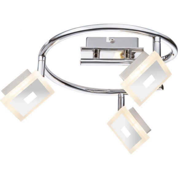 Globo 56111-3 LED prisadené stropné bodové svietidlo 3x5W | 210L | 3000K - chróm