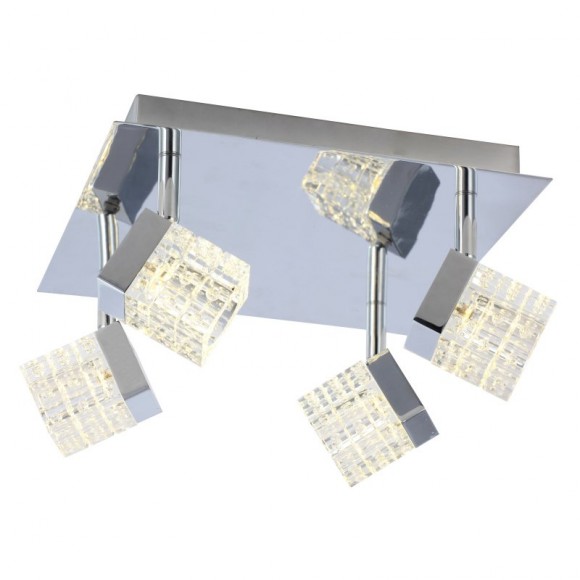 Globo 56193-4 prisadené stropné bodové svietidlo Ankara 4x5W | 1600L | 4200K - matný nikel