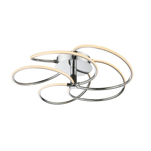 Globo 67823-40D1 LED prisadené stropné svietidlo Wave 1x40W | 2843lm | 3000K - chróm