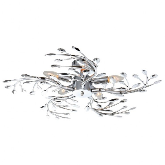 Globo 68546-5 prisadené stropné svietidlo Flash 5x40W | E14 - chróm