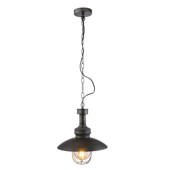 Globo 15019 závesné stropné svietidlo Jaden 1x60W | E27 | IP44 - čierna