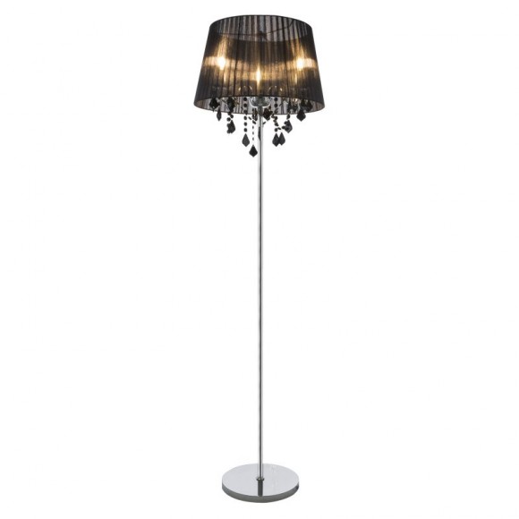 Globo 15028-3S stojacie svietidlo Lani 3x40W | E14 - čierna