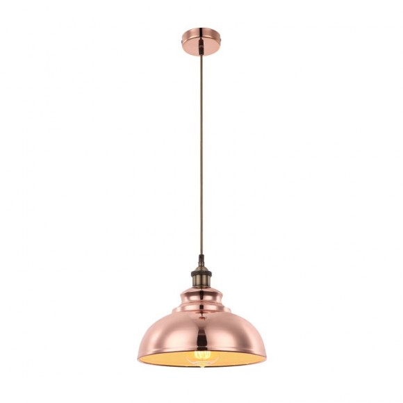 Globo 15083 závesné stropné svietidlo Mandy 1x60W | E27 - medený, bronz
