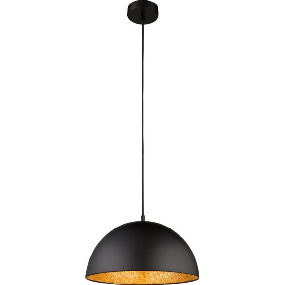 Globo 15166S závesné stropné svietidlo Okko 1x60W | E27 - čierna, zlatá