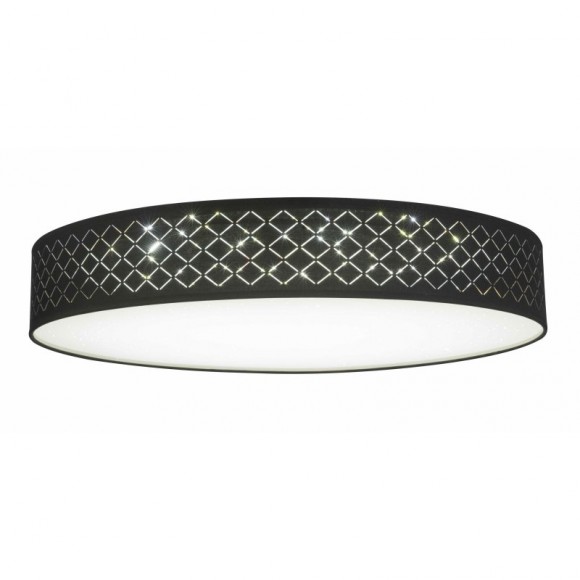 Globo 15229D5 LED stropné svietidlo Clarke 1x80W | 4200L | 3000-6400K - stmievateľné, fixácia farieb, diaľkový ovládač, čierna, matný nikel, zlatá
