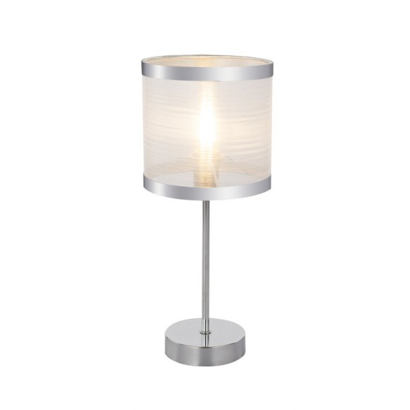 Globo 15259T stolové svietidlo Naxos 1x40W | E14 - chróm