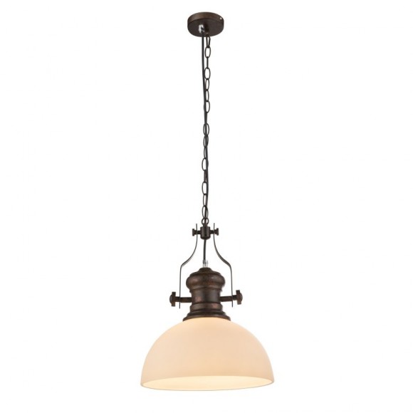 Globo 15278 závesný luster Jeju 1x60W | E27 - hrdza