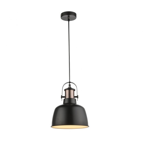 Globo 15284 závesné stropné svietidlo Kutum 1x40W | E27 - čierna, meď