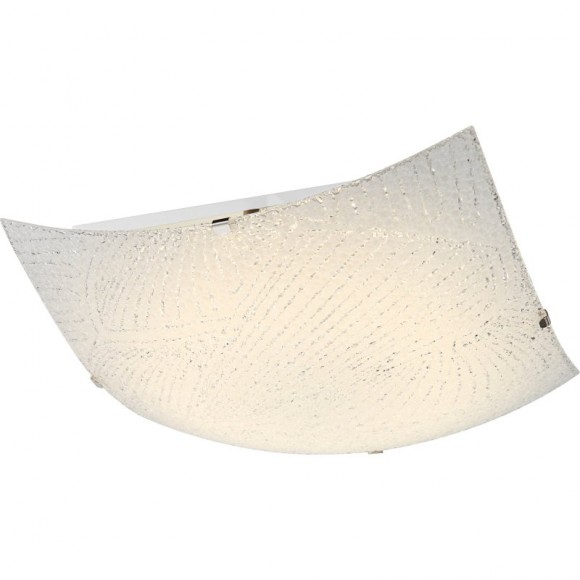 Globo 40483 LED stropné svietidlo Noir 1x8W | 600lm | 3500K - satinované sklo, biela