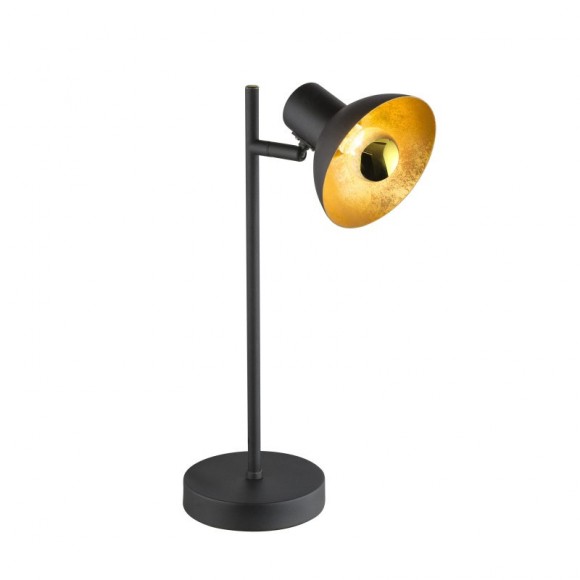 Globo 54001-1T LED stolové svietidlo Lotte 1x4W | 136L | E14 LED | 2700K - čierna, zlatá