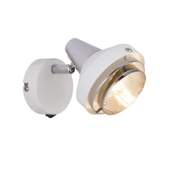 Globo 54301-1 nástenné svietidlo Rorge 1x15W | E14 LED - biela