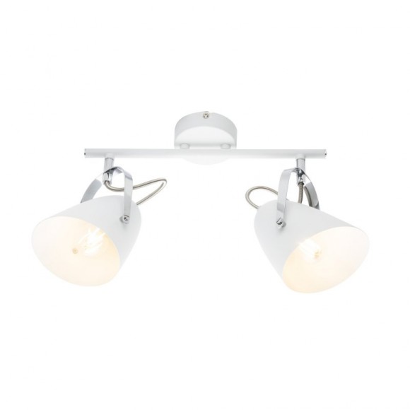 Globo 54654-2 stropné či nástenné bodové svietidlo Armeca 2x40W | E14 - nastaviteľné, biela