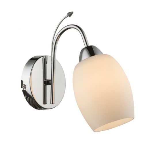 Globo 54709W nástenná lampa Pessoa II 1x60W | E27 - chróm