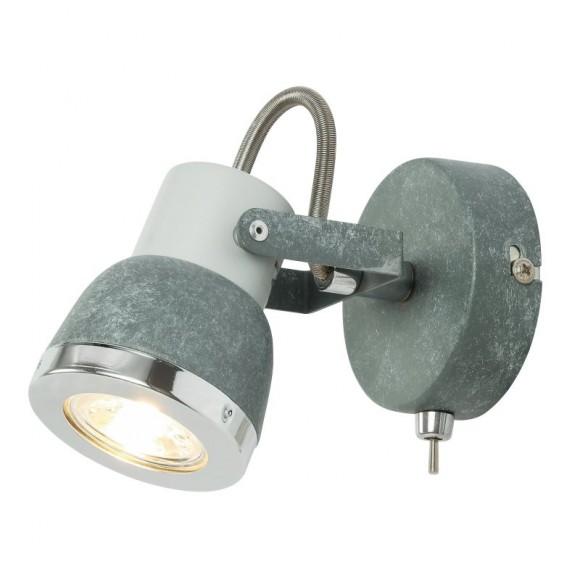 Globo 57000-1 nástenné svietidlo Sabinyo 1x50W | GU10 - vypínač na tele, kameň, chróm