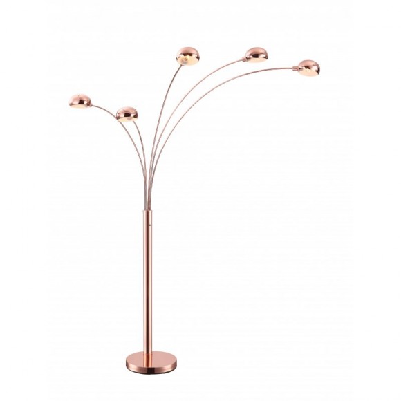 Globo 58228SC stojacie svietidlo Newcastle 5x40W | E27 - meď