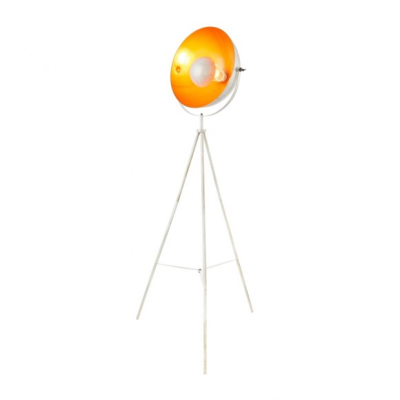 Globo 58323W stojacie svietidlo Sandra 1x60W | E27 - biela, zlatá