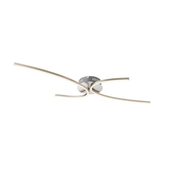 Globo 67086 LED prisadené stropné svietidlo Nika 1x30W | 2100L | 3000K - opál, matný nikel, biela