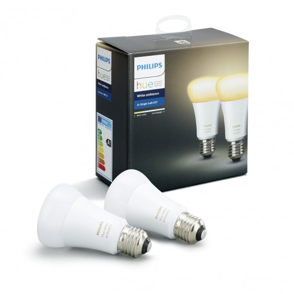 Philips Hue 8718696729083 sada 2 LED žiaroviek 1x9,5W | E27 | 2200-6500K - White Ambiance