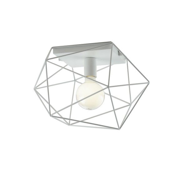 Luce Ambiente Design I-ABRAXAS-PL1 BCO prisadené stropné svietidlo ABRAXAS | 1×60W E27 | biela