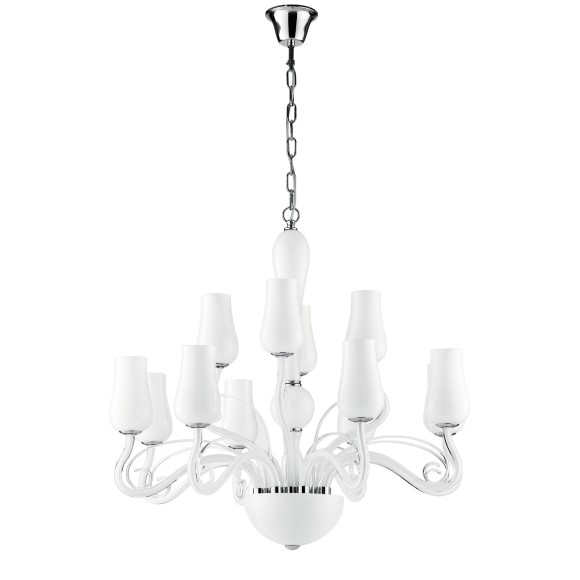 Luce Ambiente Design I-ANGEL/12 závesné stropné svietidlo ANGEL E14 | biela