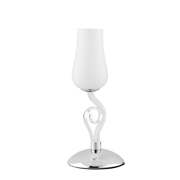Luce Ambiente Design I-ANGEL/LM1 stolná lampička ANGEL | 1×60W E14 | vypínač | biela