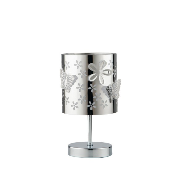 Luce Ambiente Design I-BUTTERFLY/L stolná lampička BUTTERFLY | 1×60W E14 | vypínač | chróm