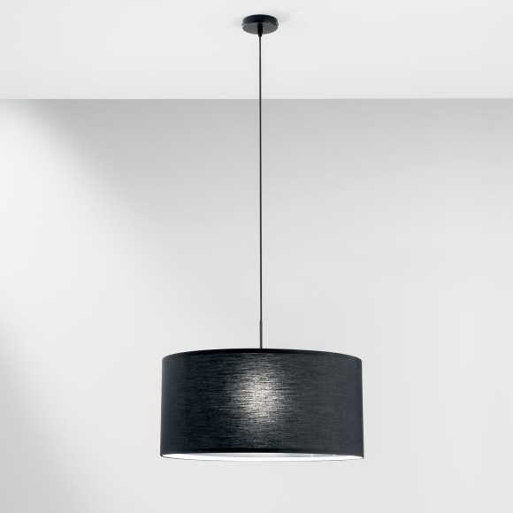 Luce Ambiente Design I-CAPITAL-S53-NER závesné stropné svietidlo CAPITAL | 1×60W E27 | čierna