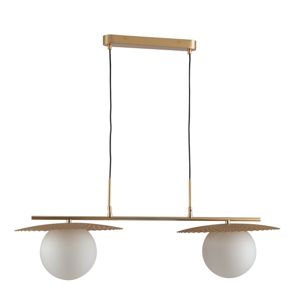 Luce Ambiente Design I-CHAPLIN-S2 ORO závesné stropné svietidlo CHAPLIN | 2×60W E27 | zlatá