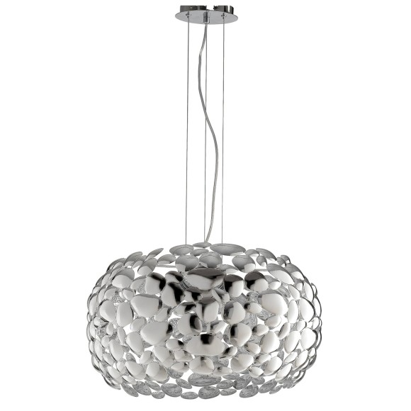 Luce Ambiente Design I-DIONISO-S48-CR závesné stropné svietidlo DIONISO | 3×60W E27 | na lanku | chróm