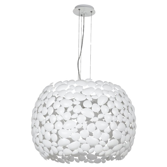 Luce Ambiente Design I-DIONISO-S65-BCO závesné stropné svietidlo DIONISO | 5×60W E27 | na lanku | biela