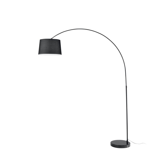 Luce Ambiente Design I-DREAM/PT NERO stojacia lampa DREAM | 1×60W E27 | vypínač | čierna