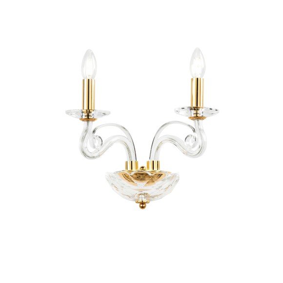 Luce Ambiente Design I-EPOQUE/AP2 nástenné svietidlo EPOQUE E14 | zlatá