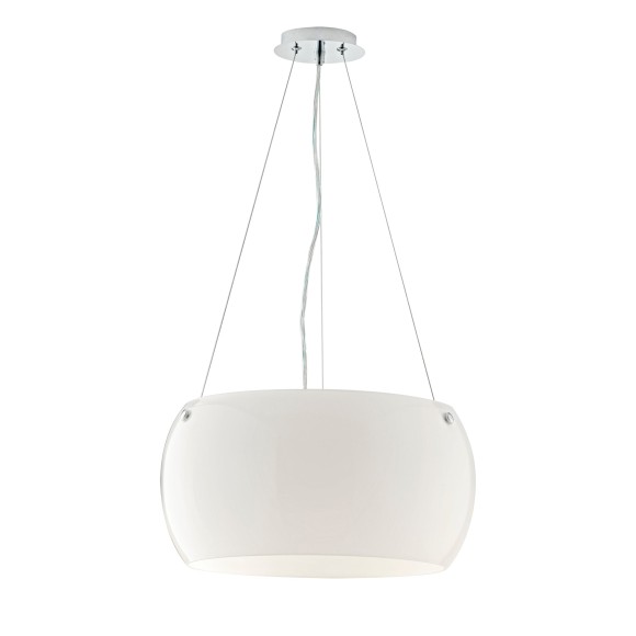 Luce Ambiente Design I-EQUATORE/S40BCO závesné stropné svietidlo EQUATORE | 3×60W E27 | na lanku | biela