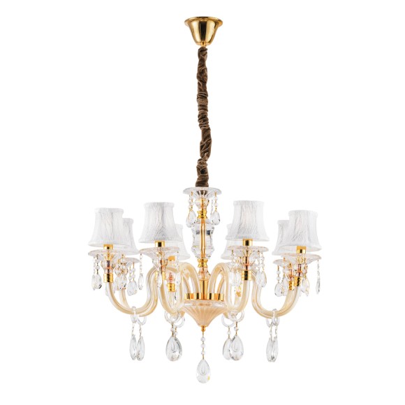 Luce Ambiente Design I-MONET/8 závesné stropné svietidlo MONET E14 | zlatá