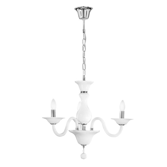 Luce Ambiente Design I-SOFFIO/3 závesné stropné svietidlo SOFFIO E14 | biela