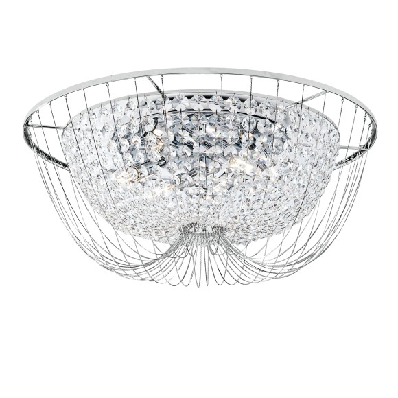 Luce Ambiente Design I-VIENNA-PL60 CR prisadené stropné svietidlo VIENNA E14 | chróm