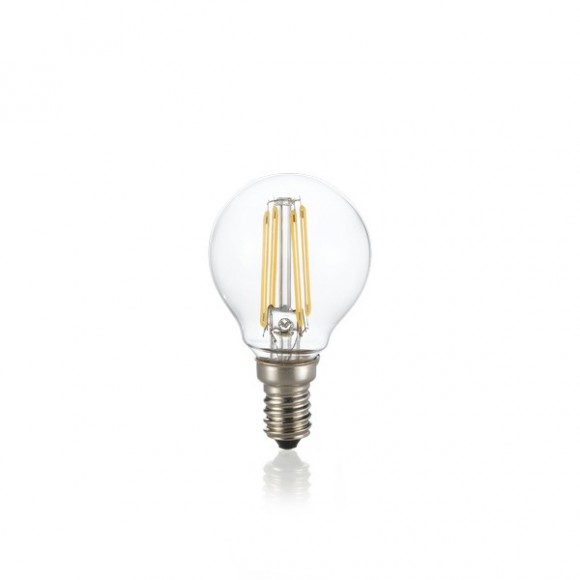 Ideal Lux 188935 LED žiarovka Filament 1x4W | E14 | 380lm | 3000K | P45- stmievateľná, číra