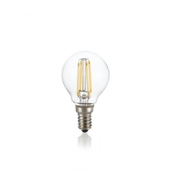 Ideal Lux 188935 LED žiarovka Filament P45 1x4W | E14 | 380lm | 3000K - stmievateľná, číra