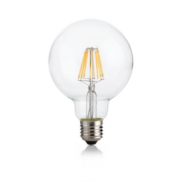 Ideal Lux 188966 LED žiarovka 1x8W | E27 | 680lm | 3000K - stmievateľná, číra