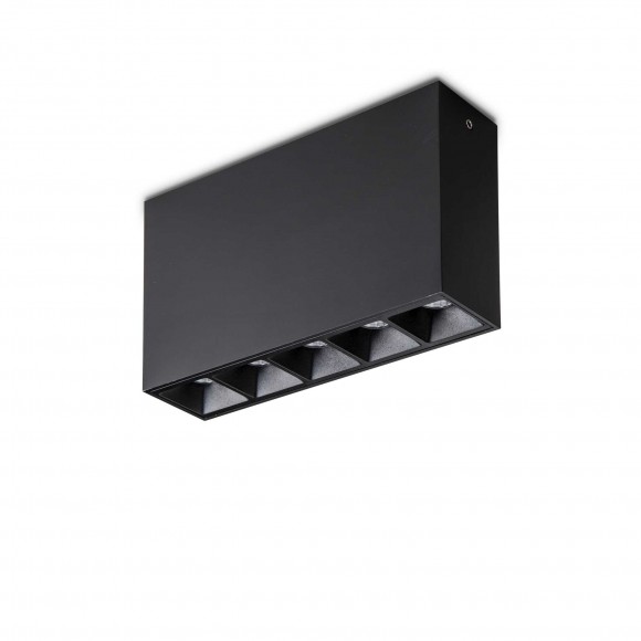 Ideal Lux 267821 LED prisadené stropné svietidlo Lika 1x12,5W | 1250lm | 4000K - čierna