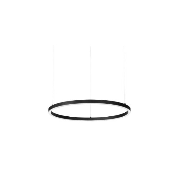 Ideal Lux 304366 ORACLE SLIM LED závesný luster D500mm 1x28W | 1190lm | 3000K  čierna, DALI