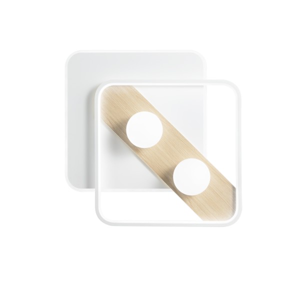 Luce Ambiente Design I-CRICKET-Q50-BCO LED prisadené stropné svietidlo CRICKET | 40W integrovaný LED zdroj | biela