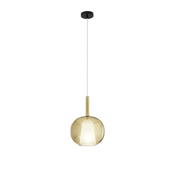 Luce Ambiente Design I-PIREX-S35-ORO závesné stropné svietidlo PIREX | 1×60W E27 | zlatá