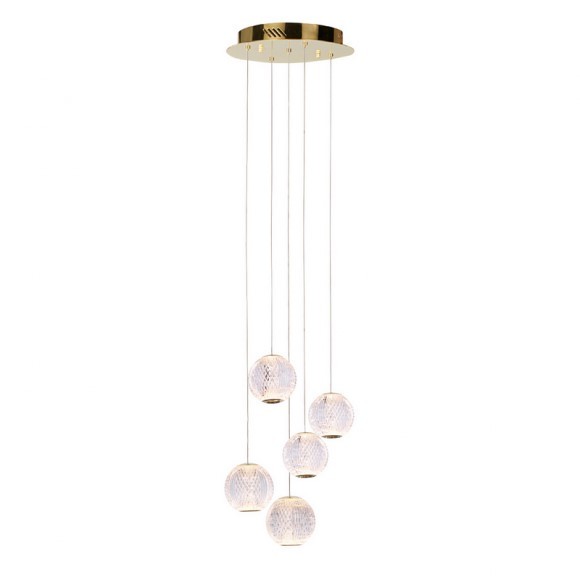 Italux PND-12220121-5A-GD LED závesné stropné svietidlo Rosario integrovaný LED zdroj | 3000K