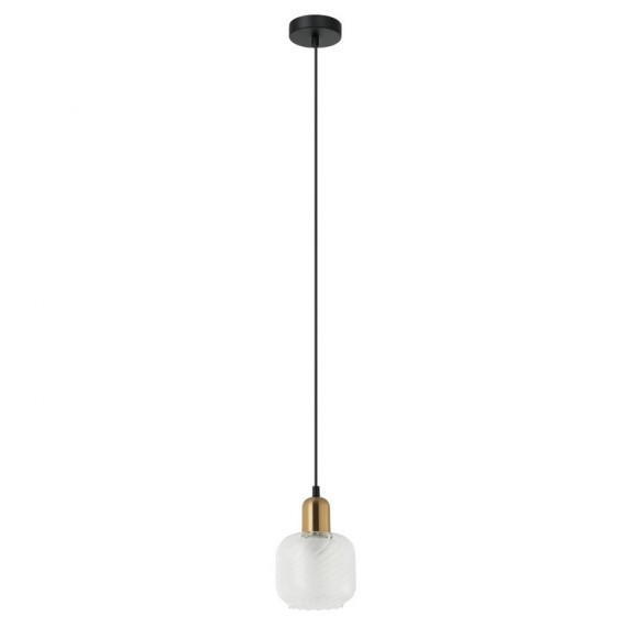Italux PND-67594-1-BRO+CL závesné stropné svietidlo Lamezia E27